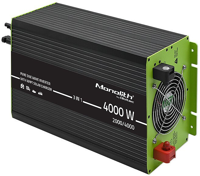 Qoltec Monolith 2000/4000W 12V/230V Czysty sinus