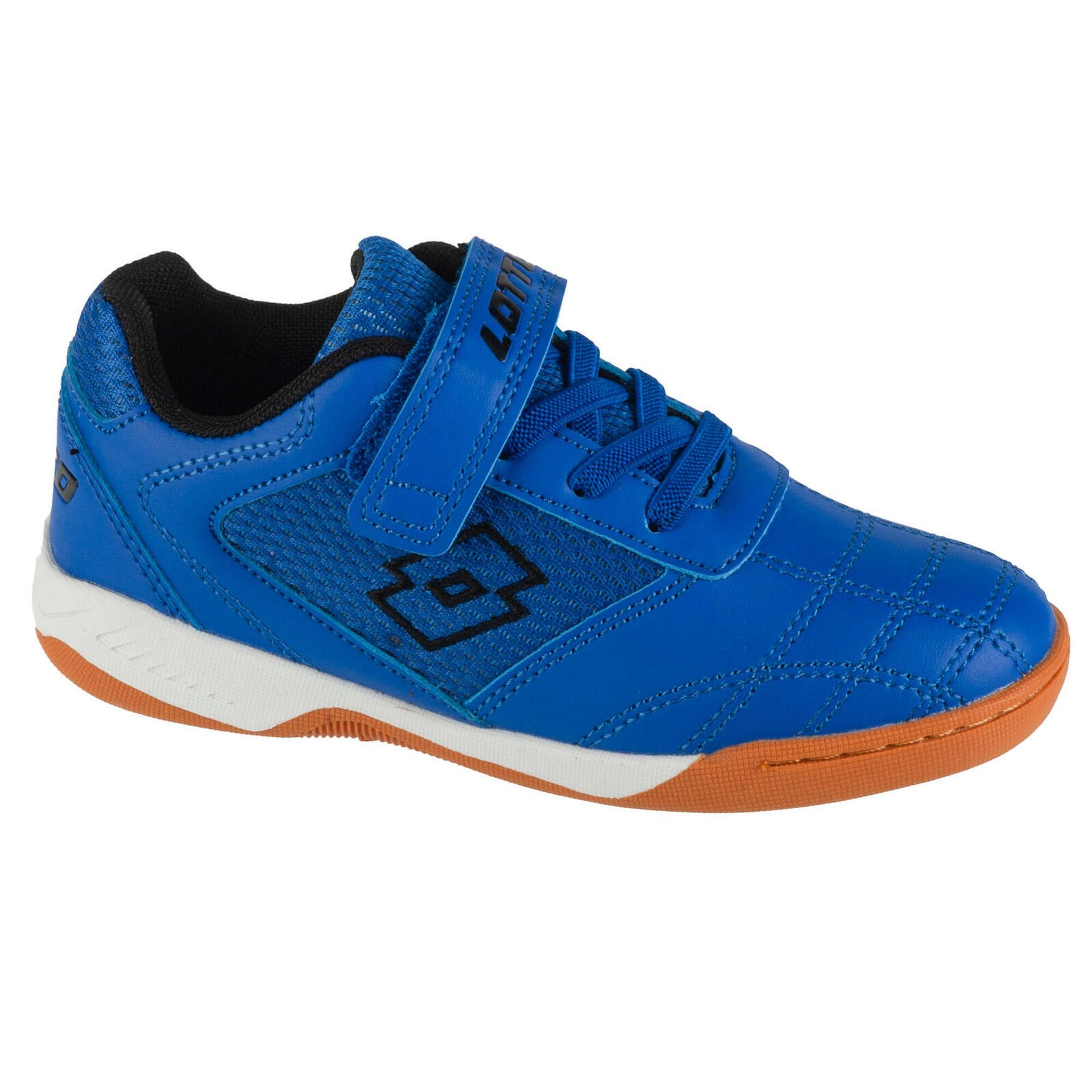 Lotto Whizzer K 2600120K-5011, dla chłopca, buty halowe - halówki, Niebieski