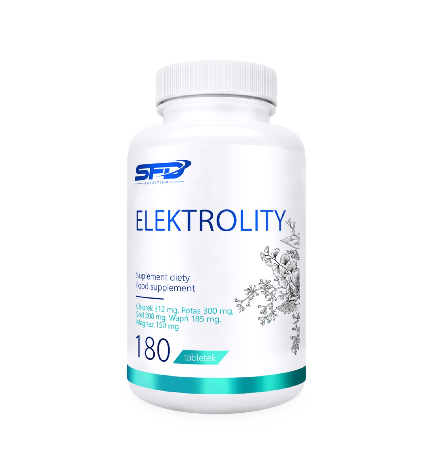 Suplement diety, SFD, Elektrolity, 180 tab.