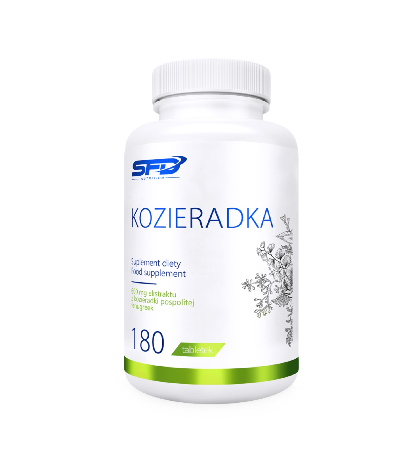 Suplement diety, SFD, Kozieradka, 180 tab.