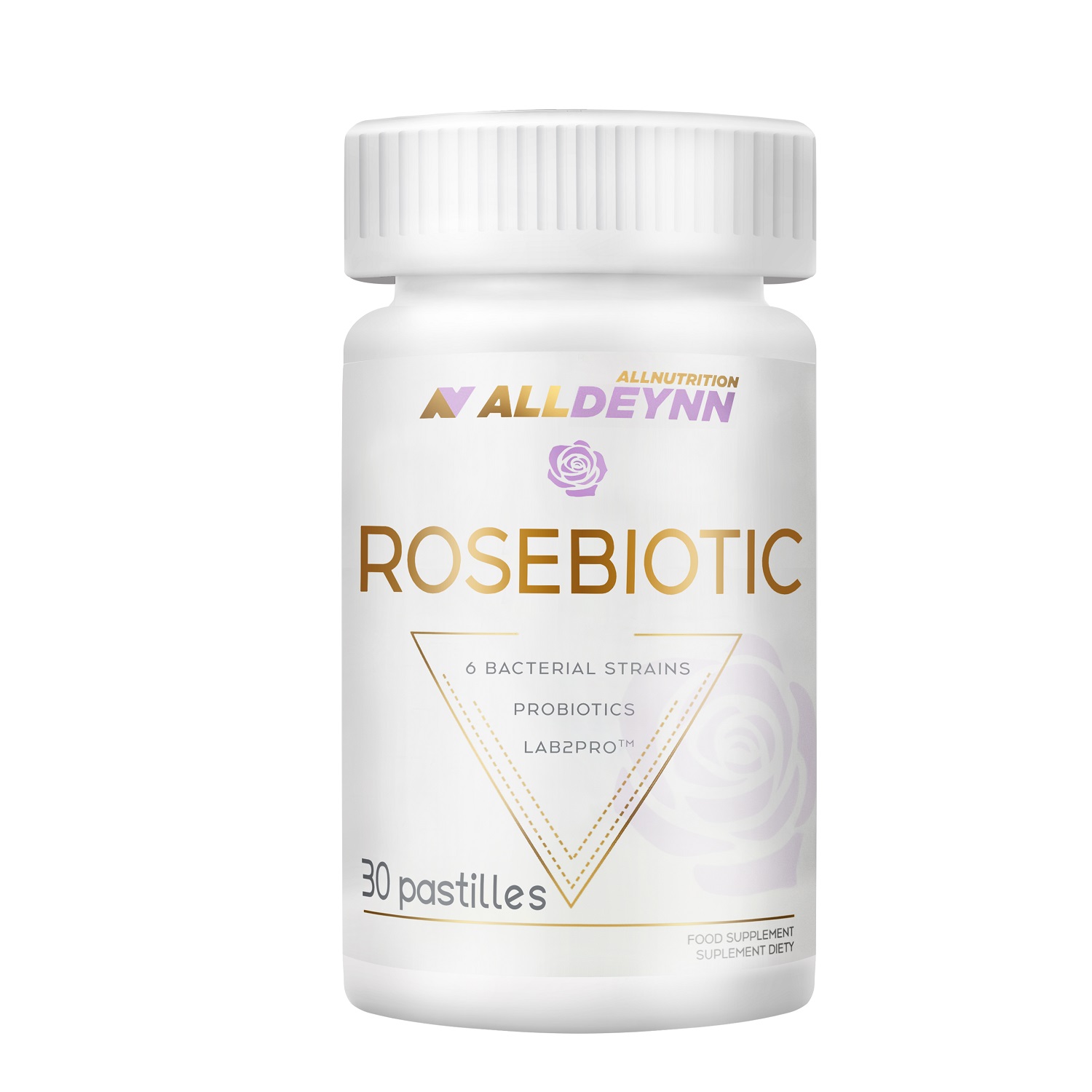 ALLDEYN Rosebiotic 30 pastylek Synbiotyk Probiotyk Prebiotyk