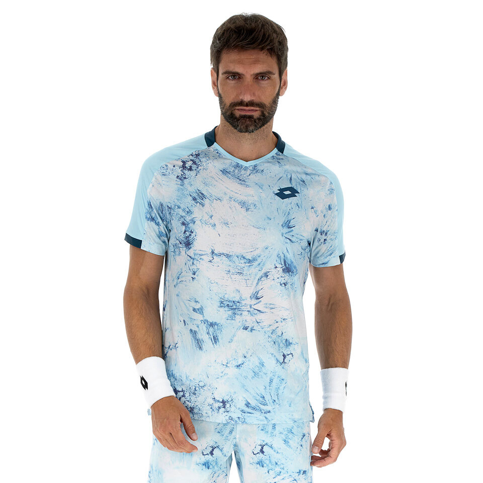 Koszulka męska Lotto Tech IV - D2 Tee Spun Sugar Blu L