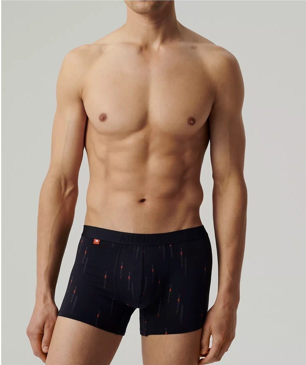 SZORTY ATLANTIC 3MH-210 WL25 (kolor granat-zielony-granat, rozmiar M)