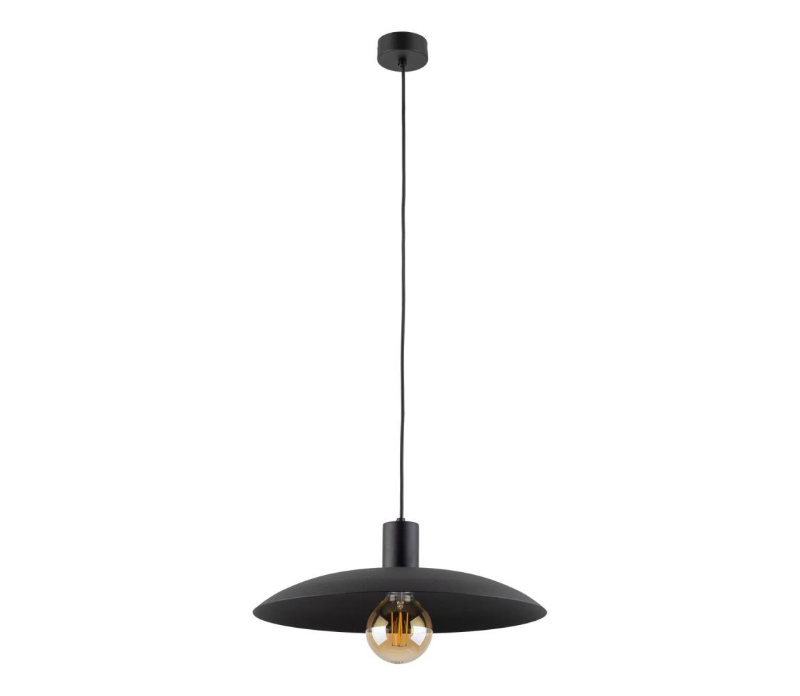 Żyrandol na lince ASTRA 1xE27/15W/230V śr. 41 cm czarne