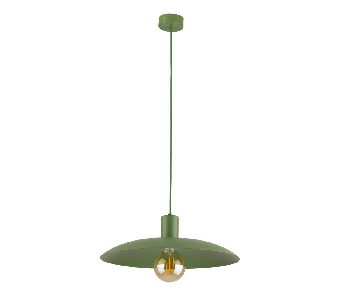 Żyrandol na lince ASTRA 1xE27/15W/230V śr. 41 cm zielony