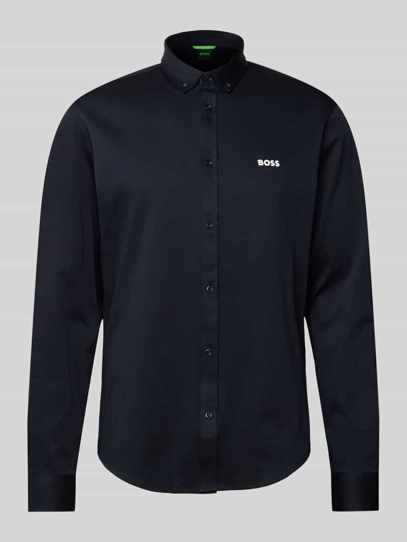 Koszula casualowa o kroju slim fit z kołnierzykiem typu button down model ‘MOTION’