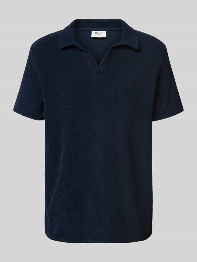 Koszulka polo o kroju regular fit z dekoltem w serek model ‘Antal’