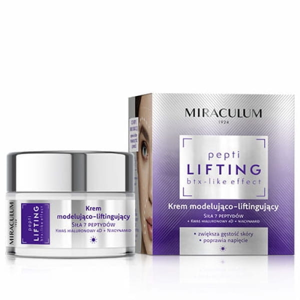 Miraculum Pepti Lifting, krem modelująco-liftingujący na dzień, 50 ml