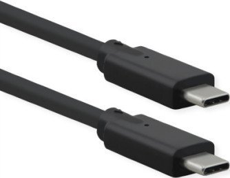 Kabel USB Roline ROLINE USB 3.2 Gen 2x2 Kabel Power Delivery 20V5A Emark C-C ST/ST 20Gbit/s schwarz 1m