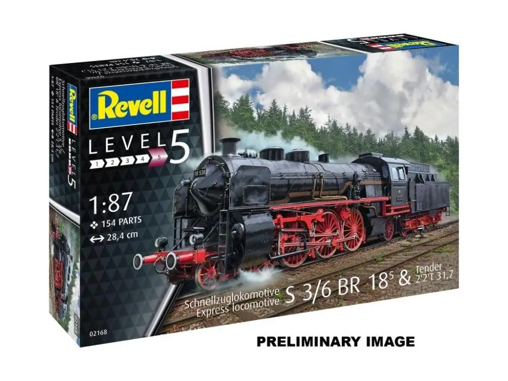 Model Set Express Loco S3/6 BR 18(5) with Tender - Revell