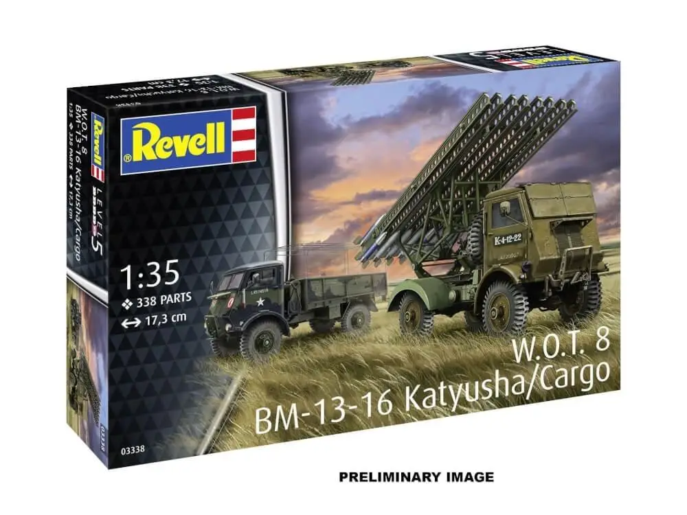Model Set W.O.T. 8 BM-13-16 Katyusha/Cargo - Revell