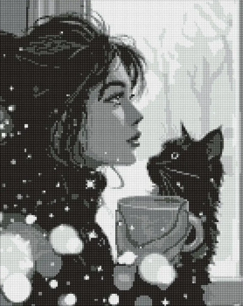 Diamentowa mozaika - Poranna cisza 40x50cm - Ideyka