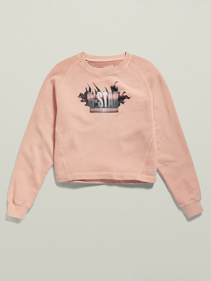 G-Star Bluza w kolorze jasnoróżowym