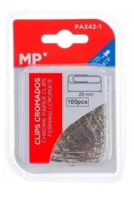 Spinacz biurowy 28mm 100szt srebrne