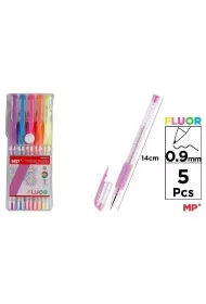 Długopis Fuorescencyjny 5 kolorów 0.7MM