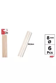 Patyczki drewniane kreatywne-okrągłe 6szt