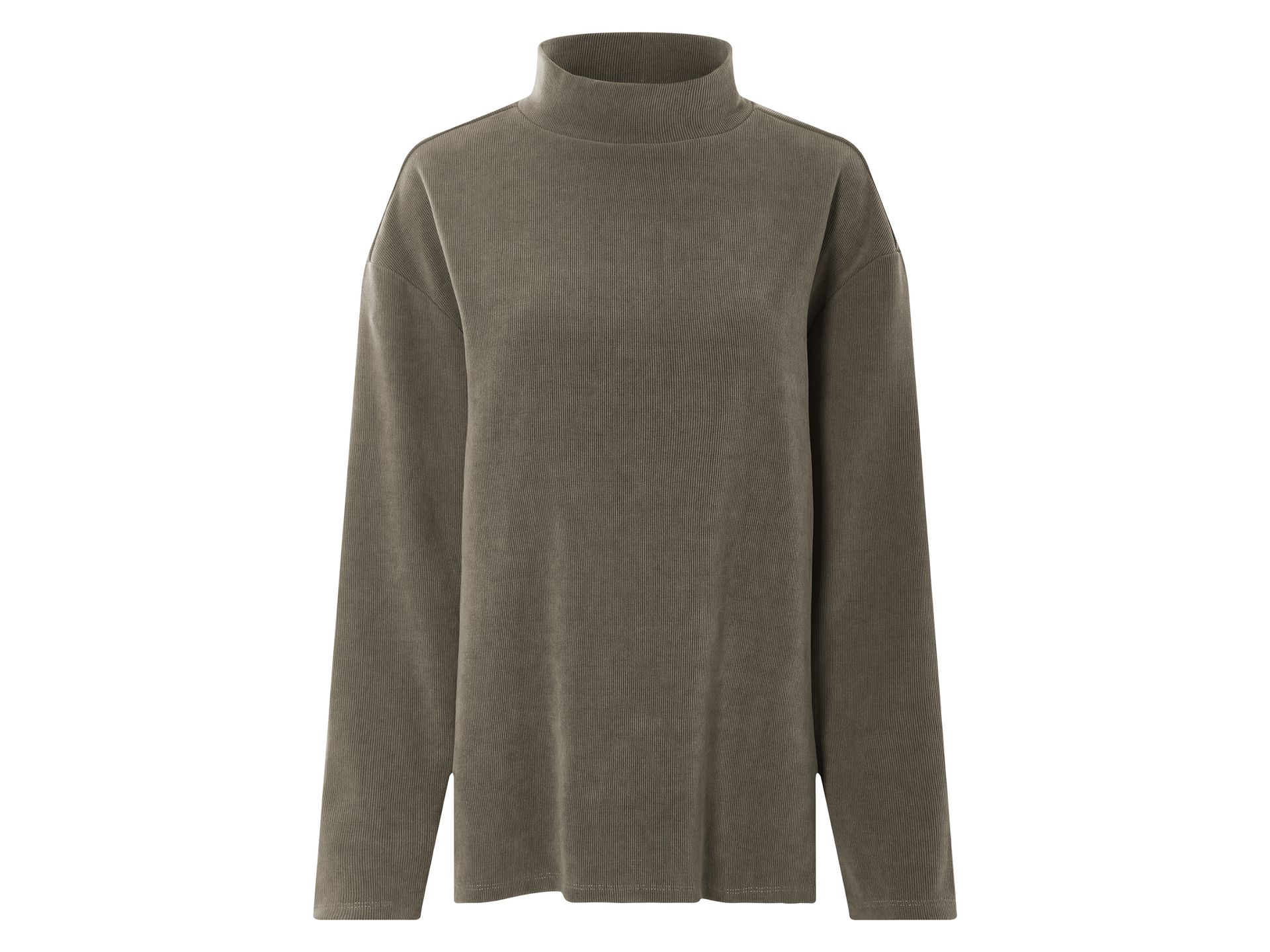 esmara® Bluza damska o wyglądzie sztruksu (Khaki, M(40/42))