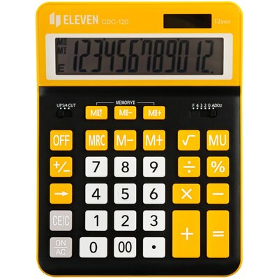 Kalkulator ELEVEN CDC120BKOR Zasilanie bateryjno-słoneczne, 4 pamięci