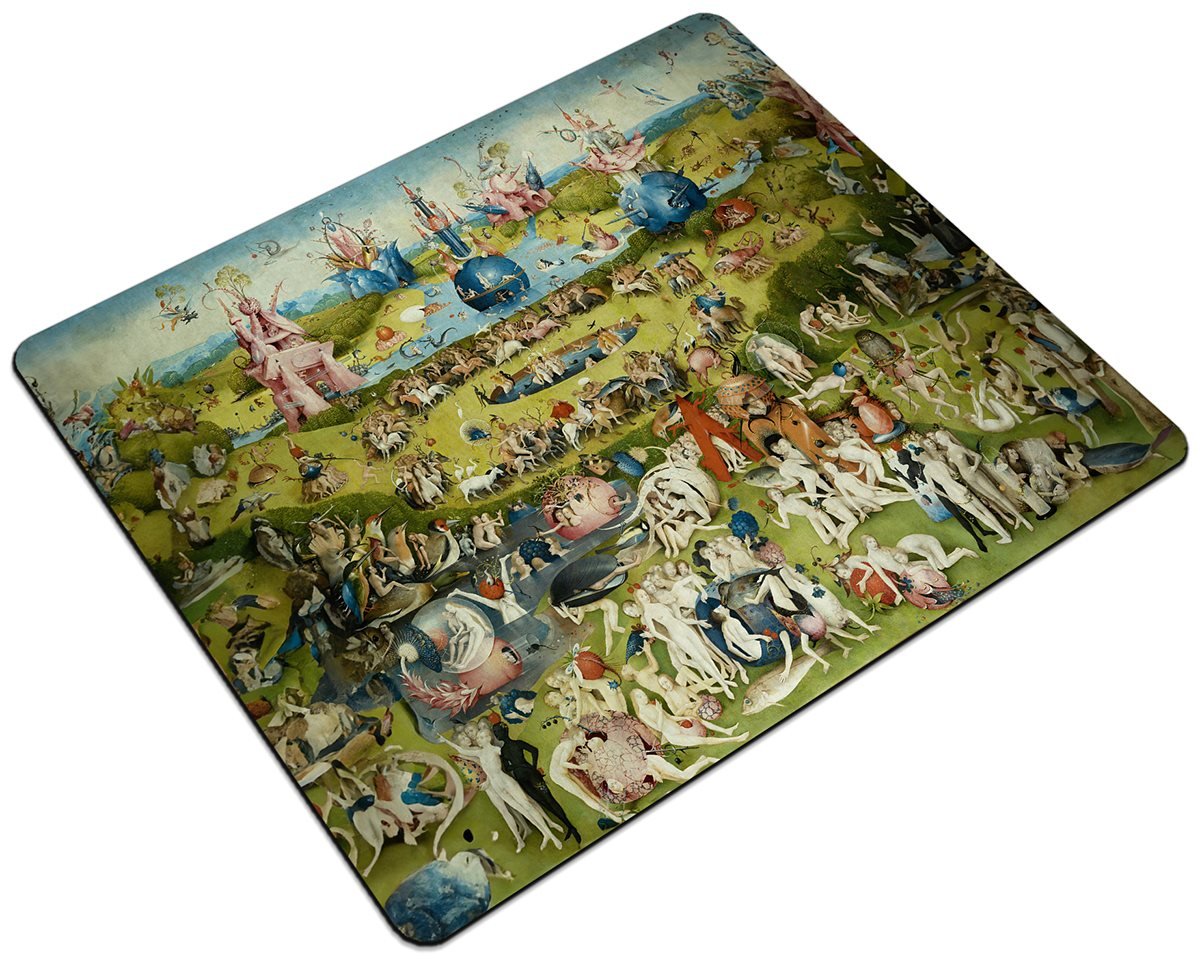 Podkładka Ogród ziemskich rozkoszy Hieronim Bosch 24x19cm