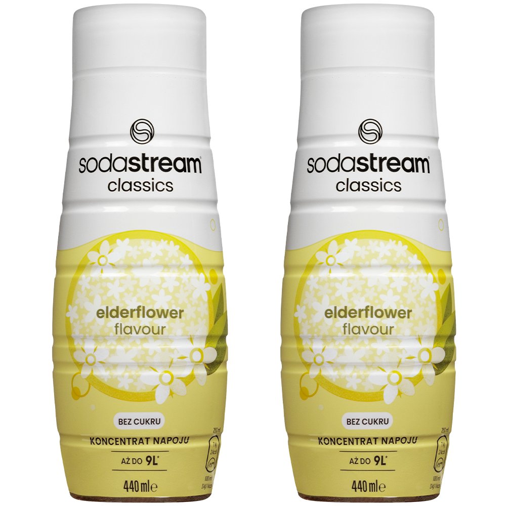 Syrop do SodaStream Elderflower Zero 440ml x2
