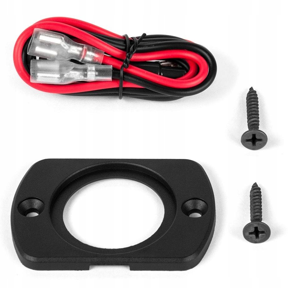 RAMKA DO MONTAŻU GNIAZD USB + KABEL ZASILAJĄCY
