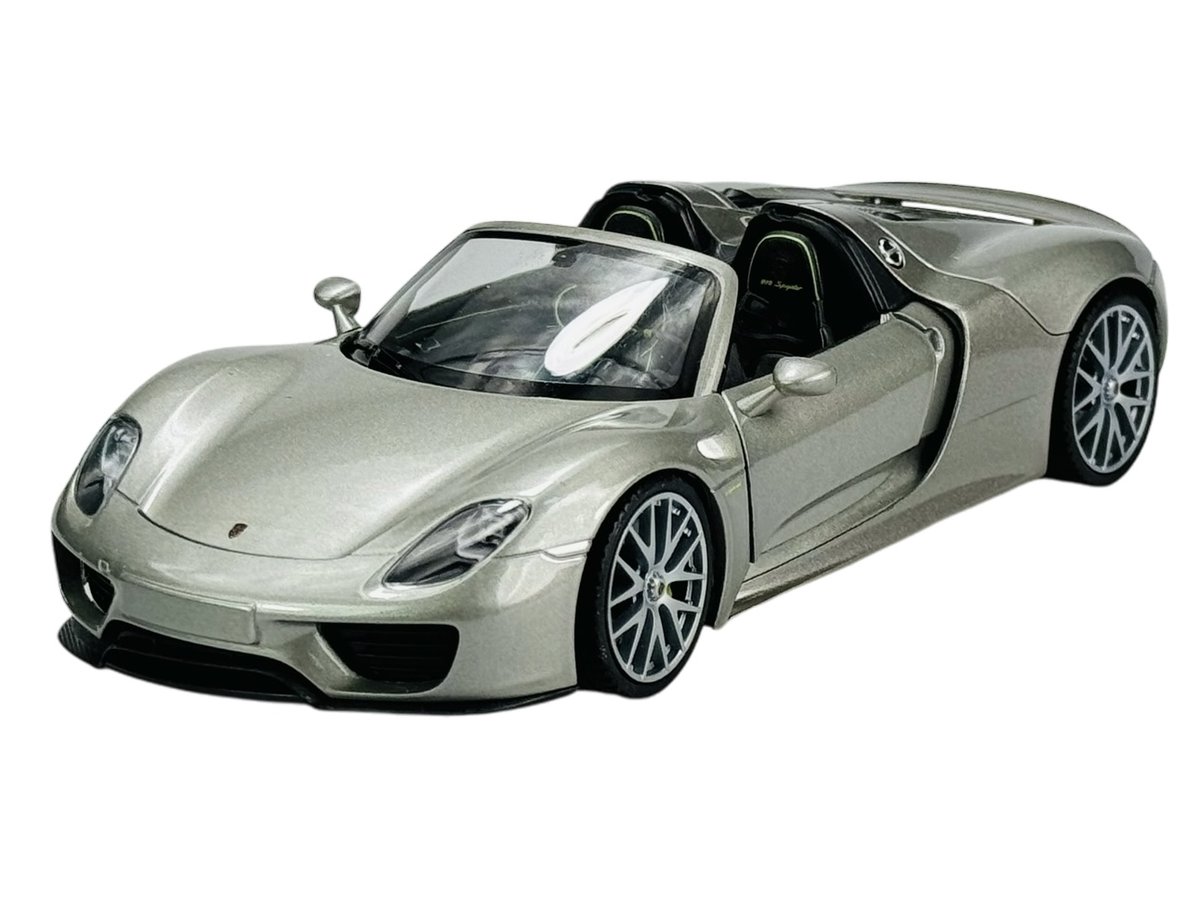 WELLY PORSCHE 918 SPYDER SREBRNY 1:24 24055