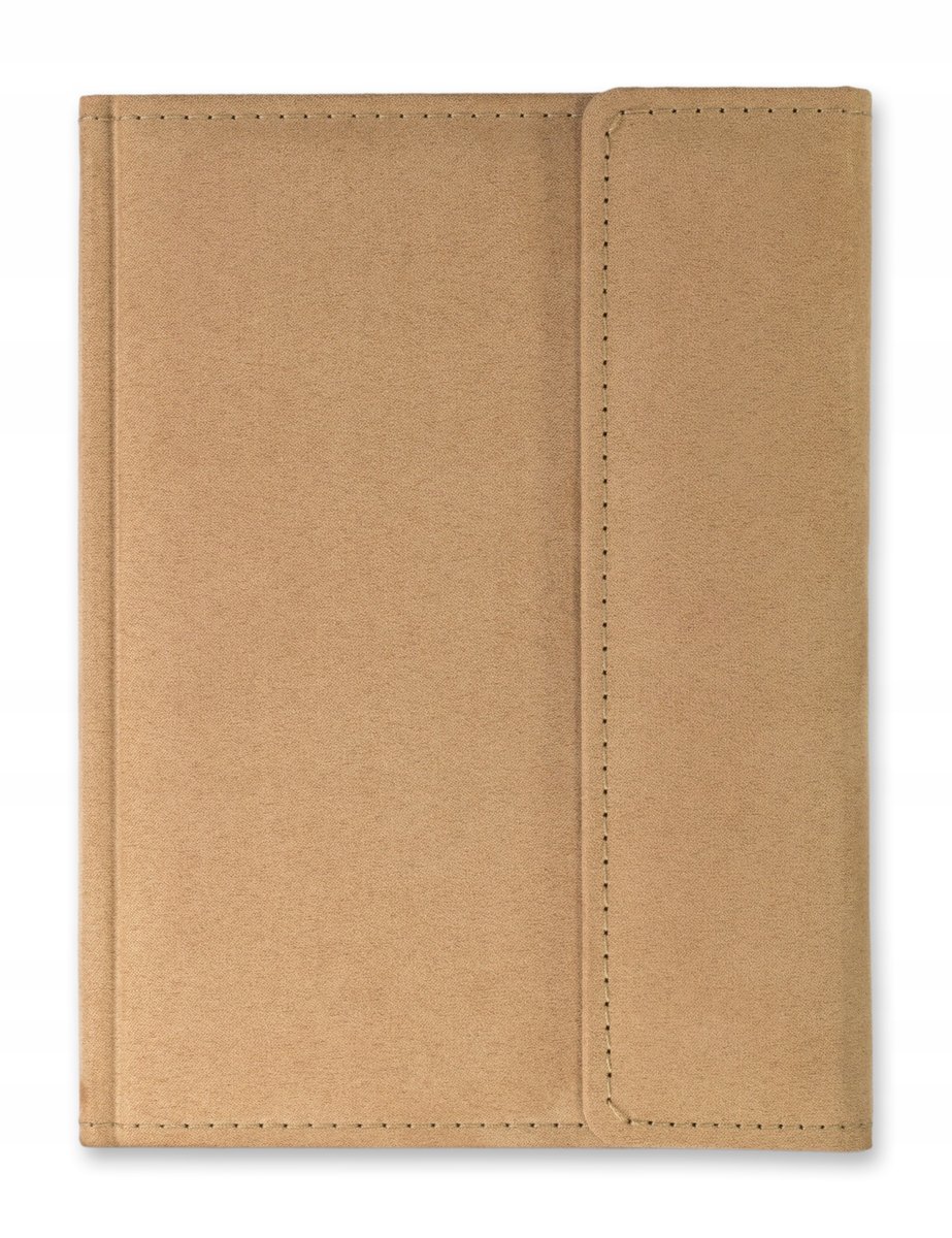 Notes książkowy zapinany B5 CAMEL FOGI (kratka linie kropki czysty)