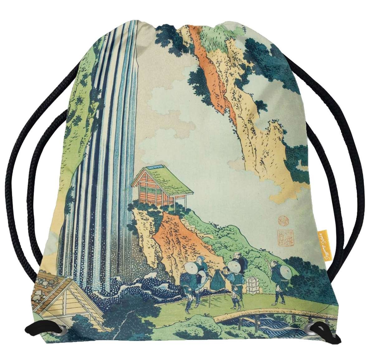 Worek Wodospad Ono na drodze Kisokaidō Katsushika Hokusai-Standard