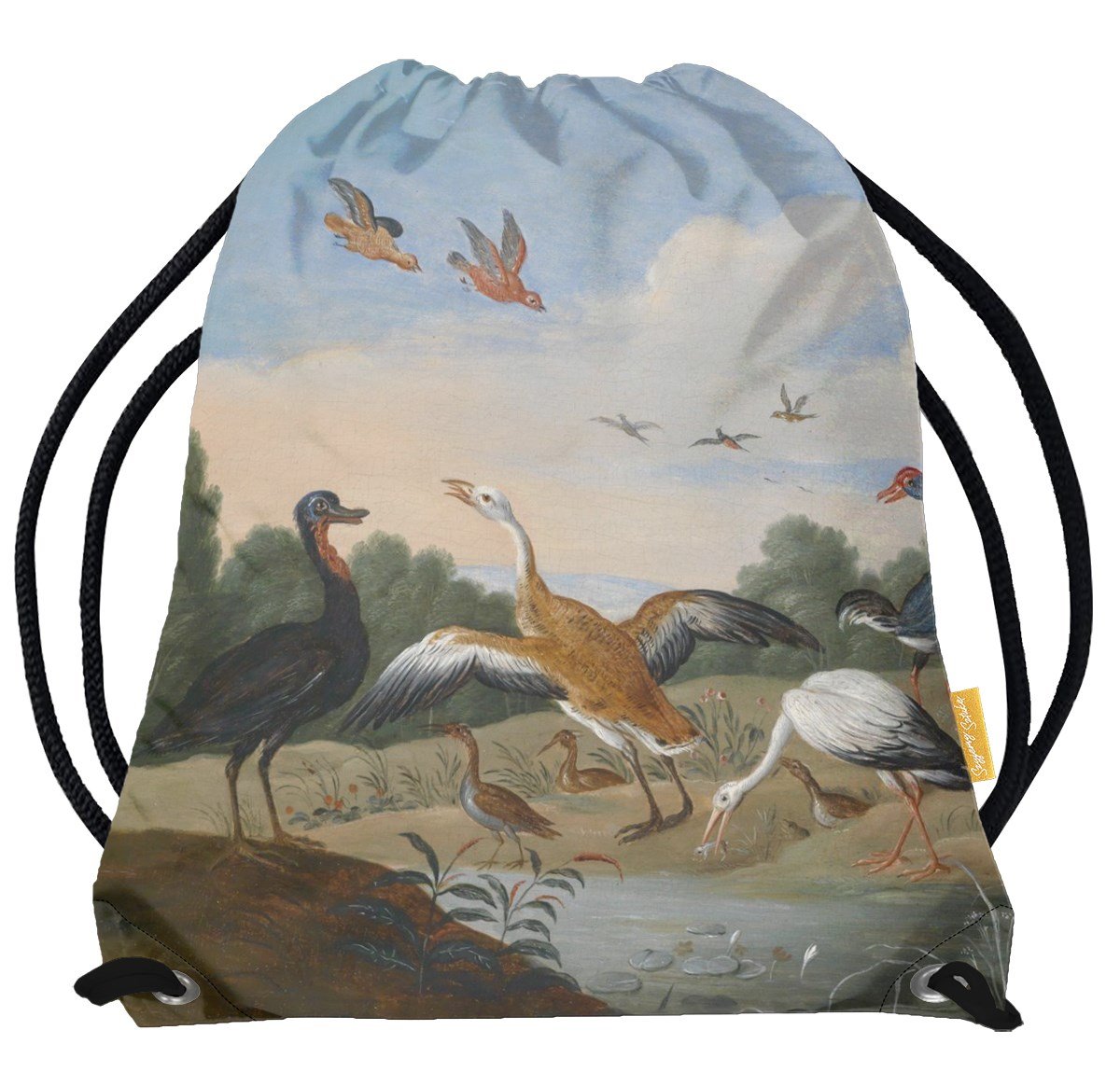Worek Czaple i kaczki na rzece Jan van Kessel (starszy) -Standard