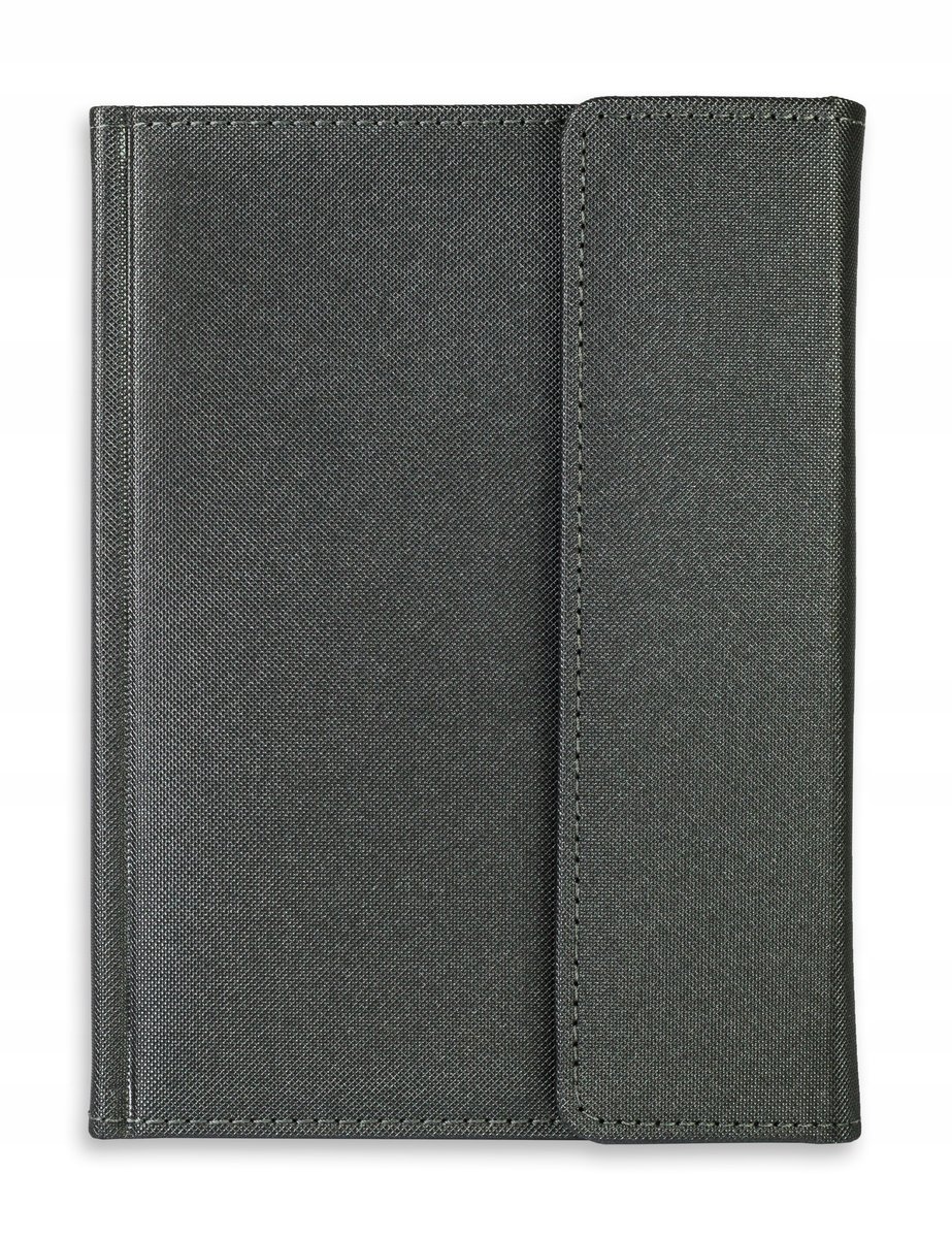 Notes książkowy zapinany A5 GRAFIT Baia wybór: kratka linie kropki czysty