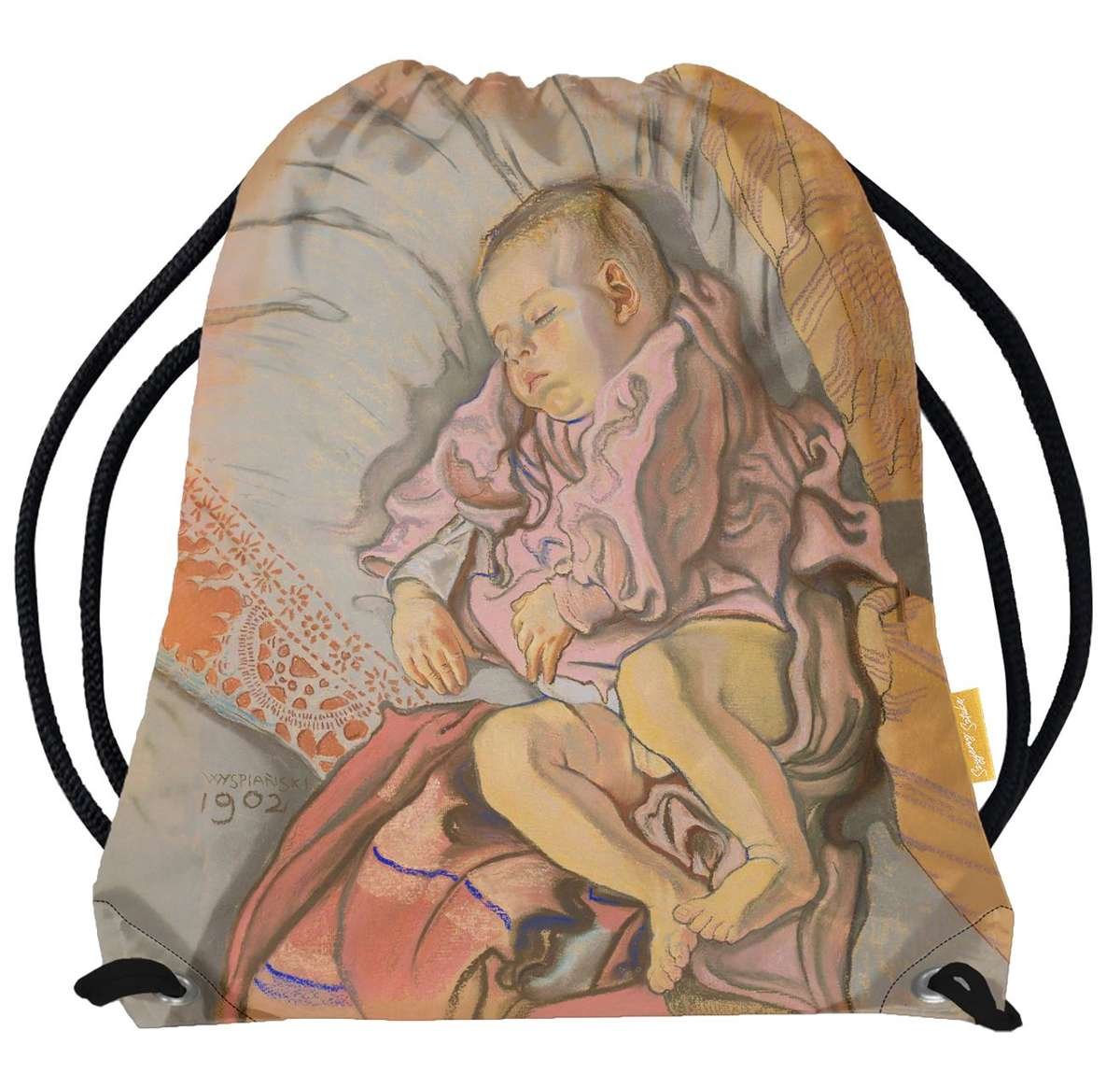 Worek Śpiące dziecko na poduszce Stanisław Wyspiański-Standard