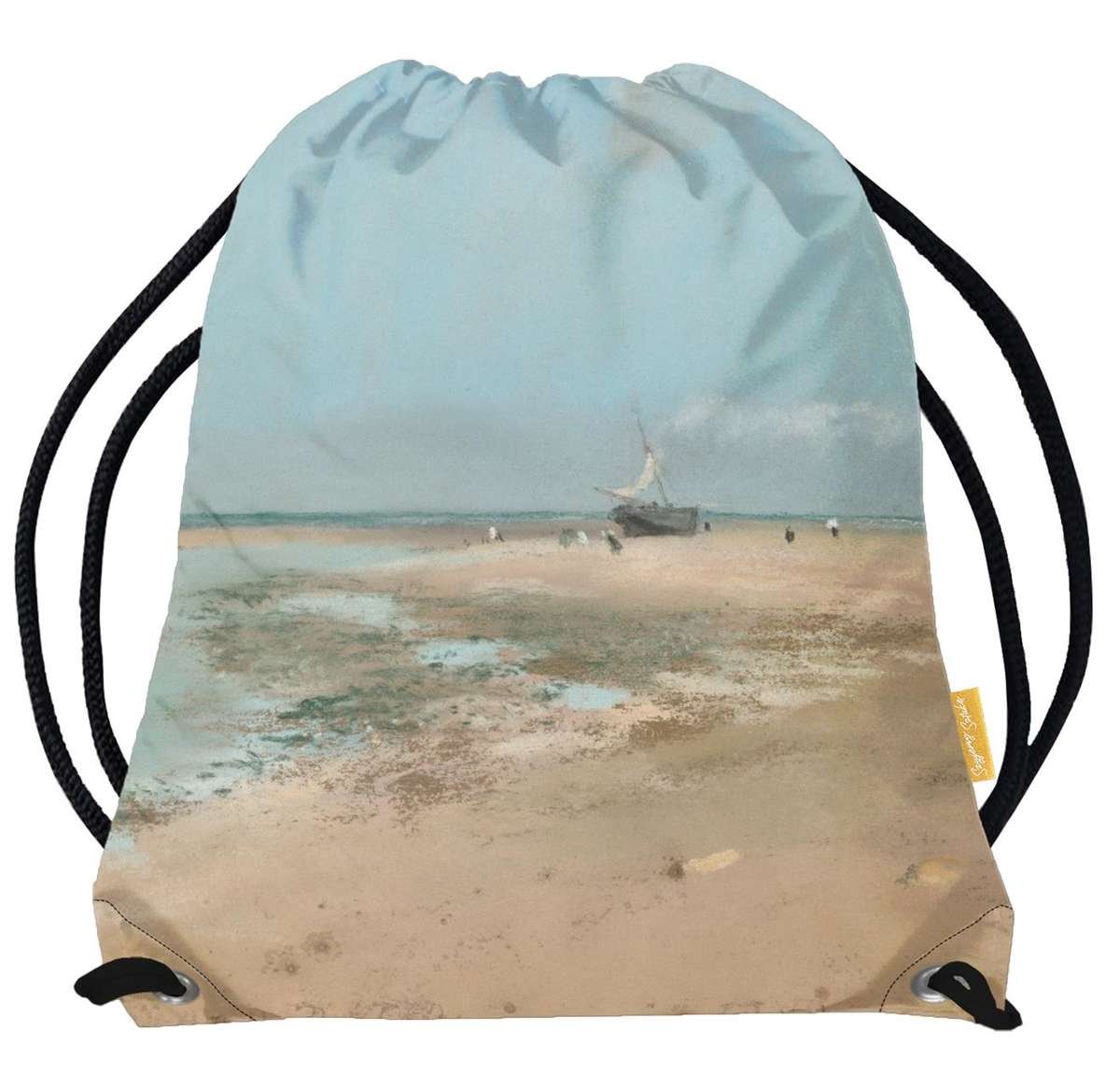 Worek Plaża podczas odpływu (ujście rzeki) Edgar Degas-Standard