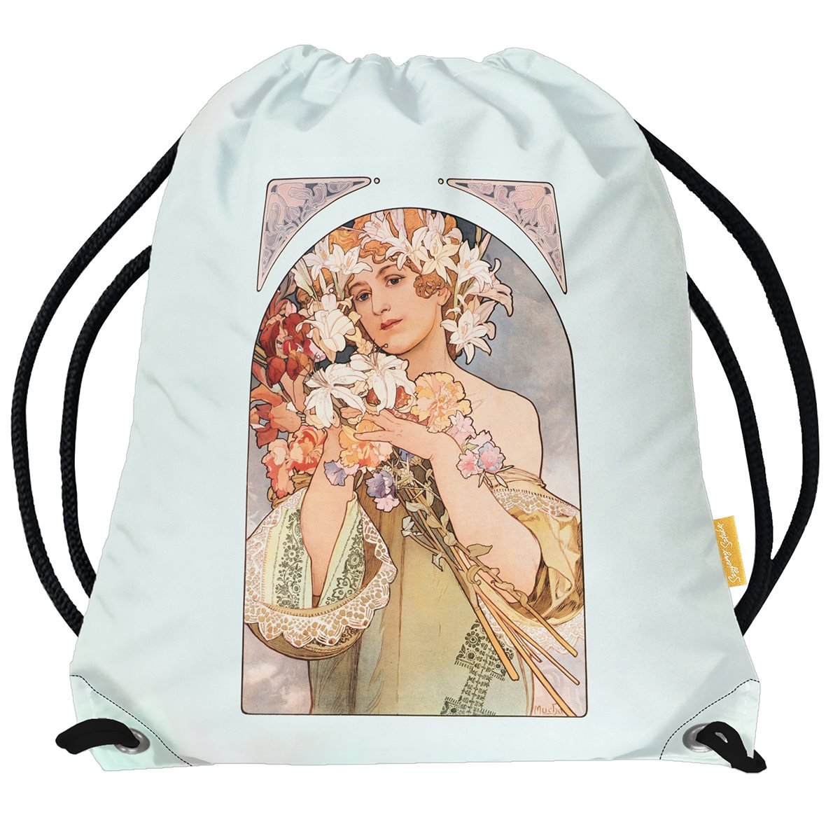 Worek Kwiat Alfons Mucha-Standard