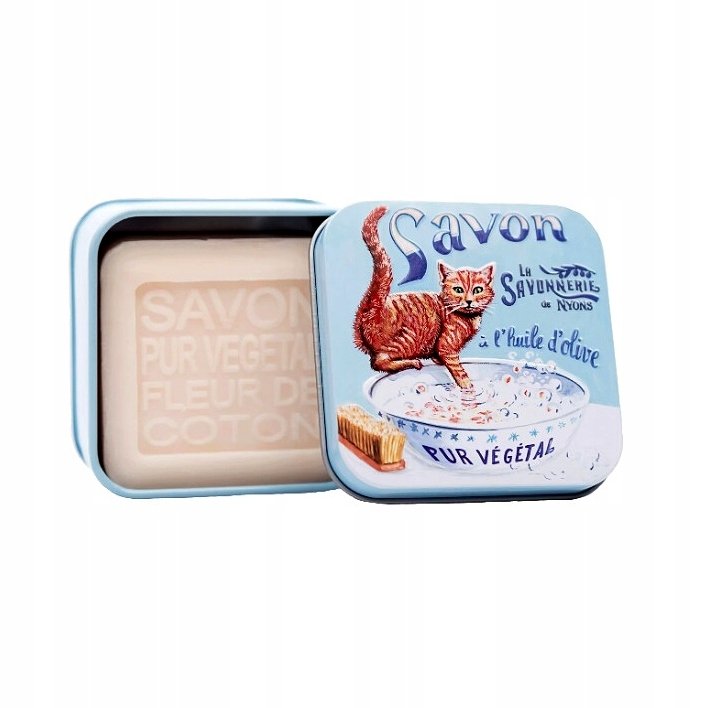 MYDŁO O ZAPACHU KWIATU BAWEŁNY Z MASŁEM SHEA I OLIWĄ Z OLIWEK NYOS 100G.