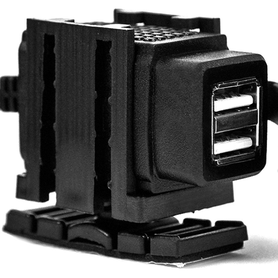 ŁADOWARKA DO MOTOCYKLA 2 X USB 3.1A KABEL 180 CM