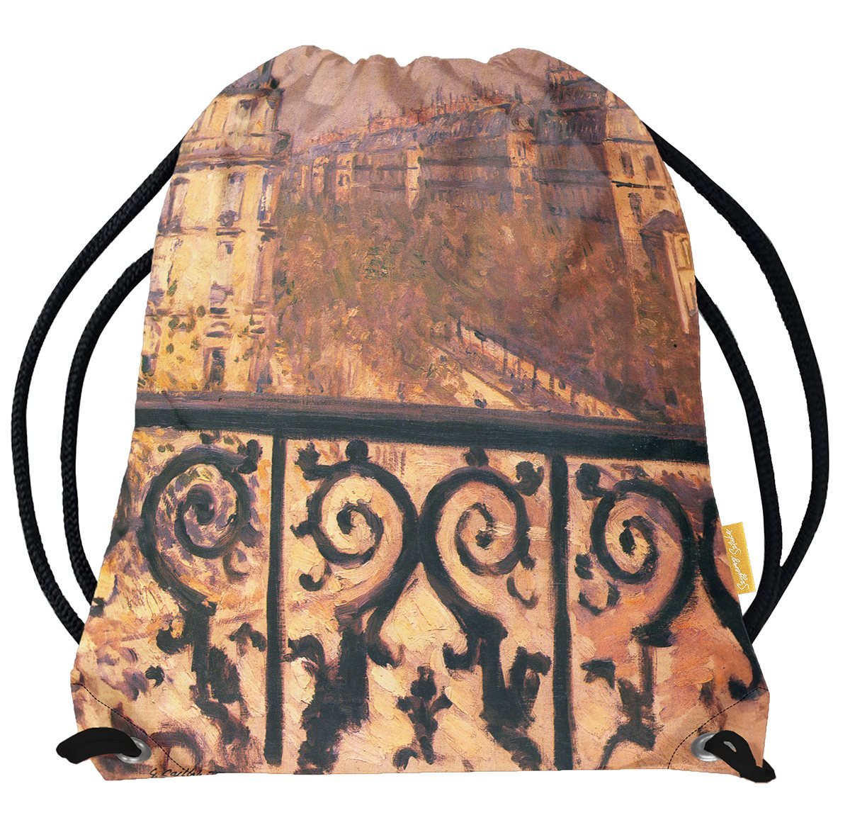 Worek Balkon w Paryżu Gustave Caillebotte-Standard