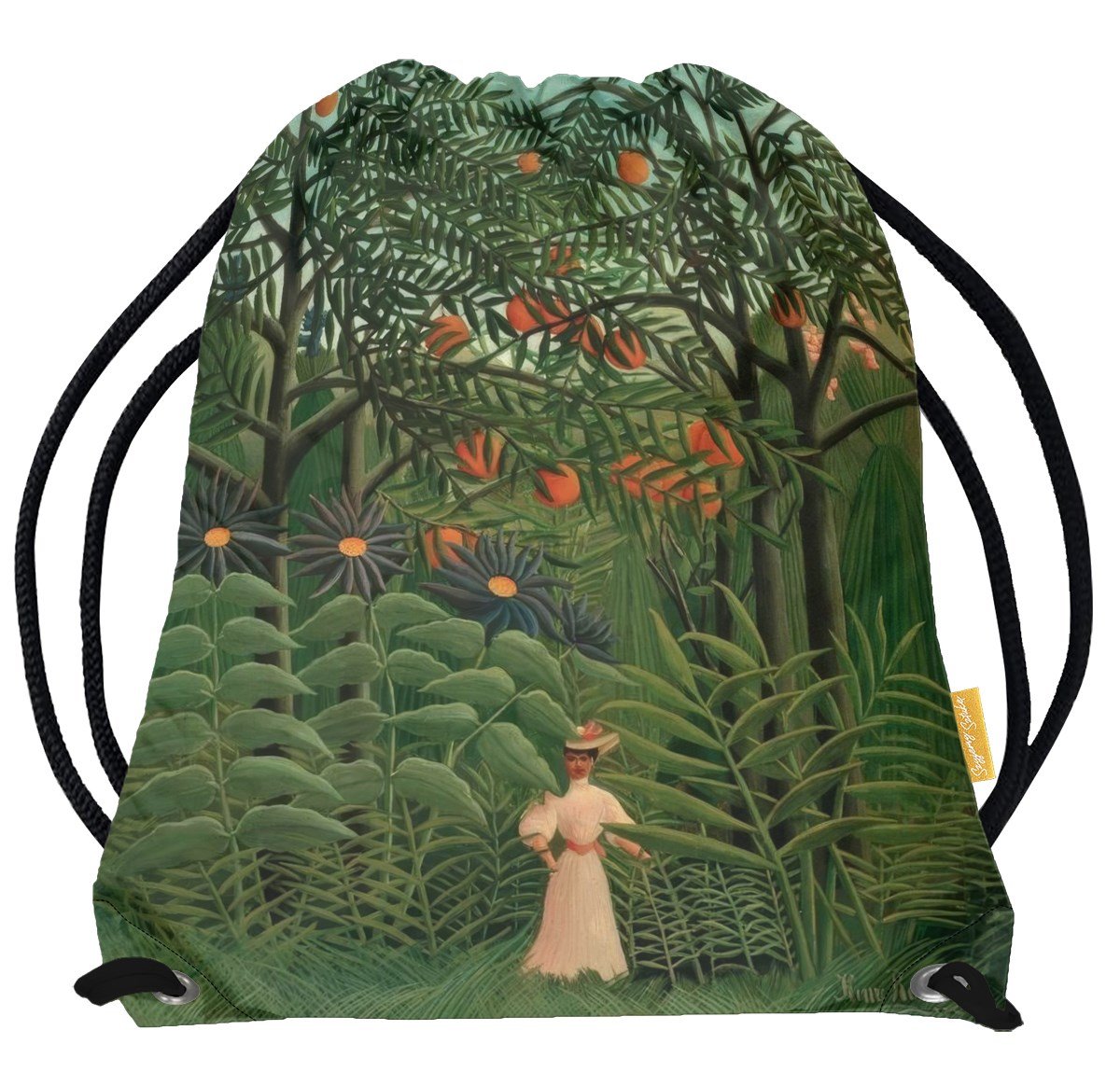 Worek Woman Walking in an Exotic Forest Henri Rousseau-Standard