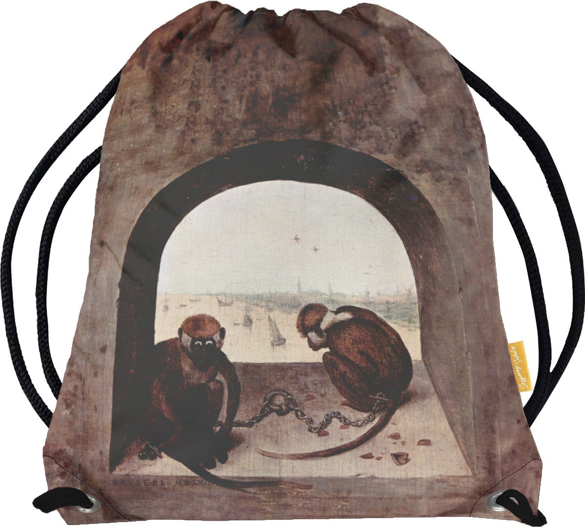 Worek Dwie małpy Pieter Bruegel starszy-Standard
