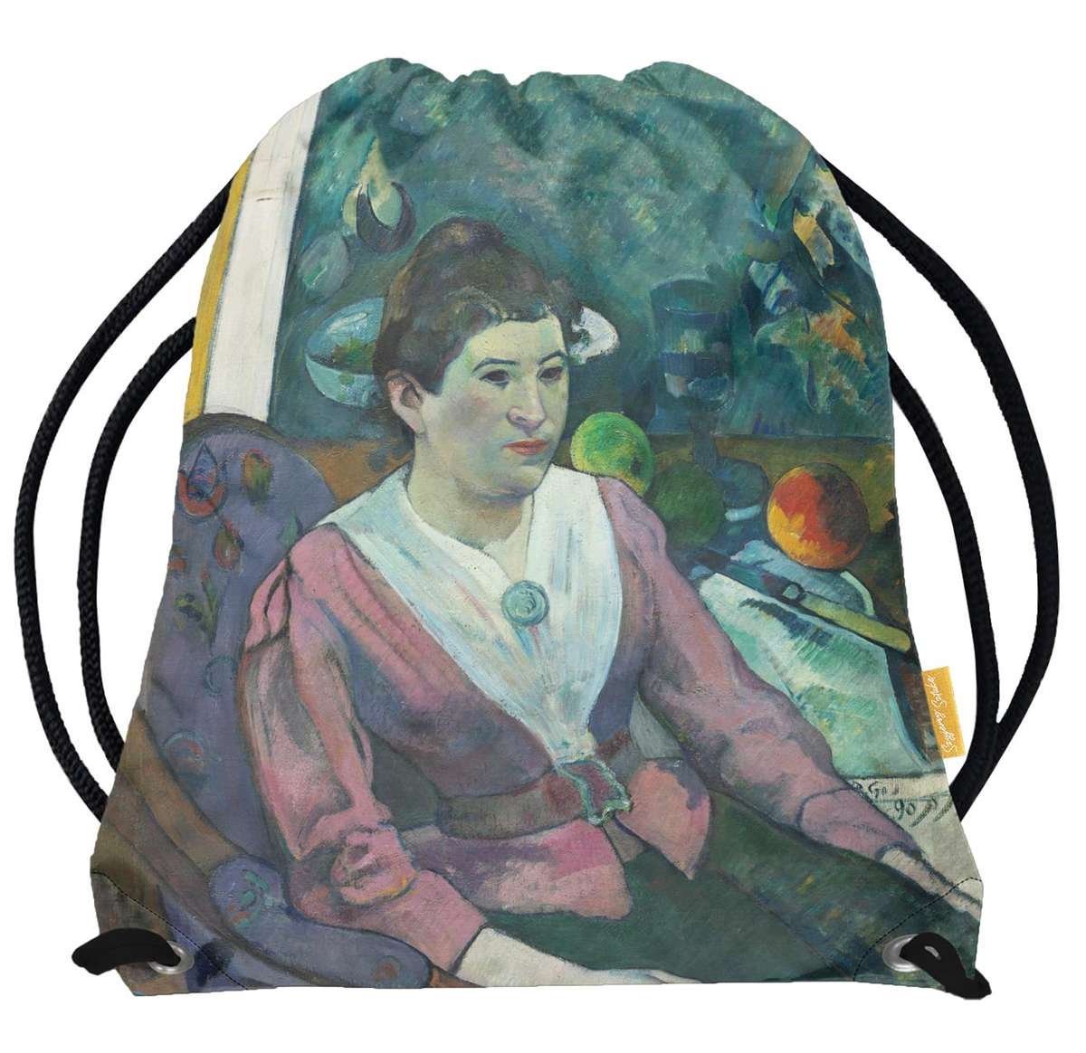 Worek Kobieta na tle martwej natury, Cezanne Paul Gauguin-Standard