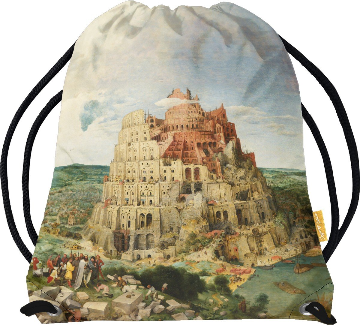 Worek Wieża Babel Pieter Bruegel starszy-Standard