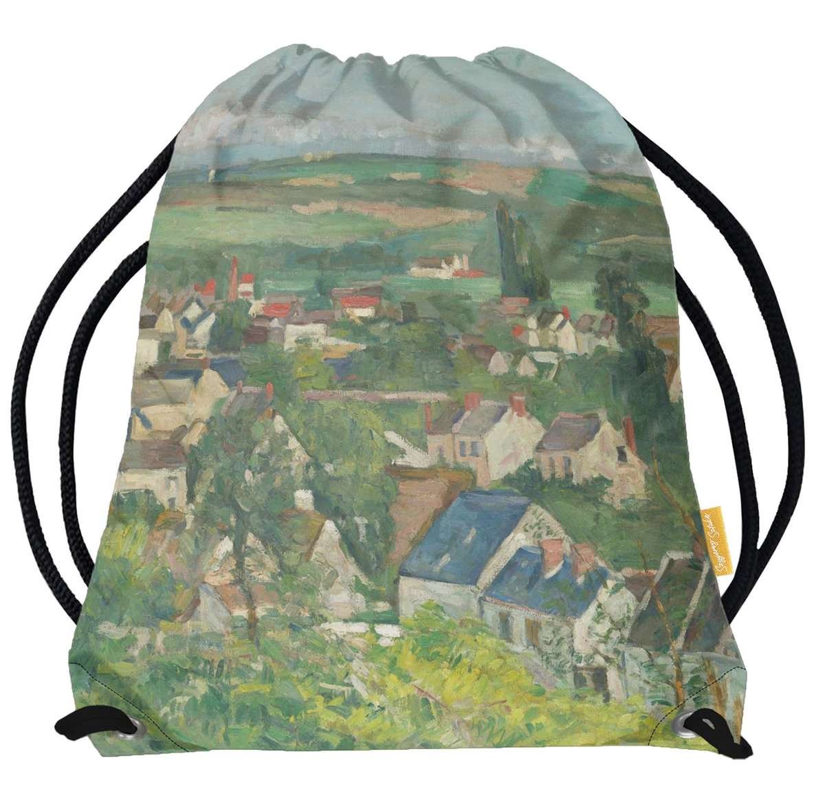Worek Auvers, widok panoramiczny Paul Cezanne-Standard