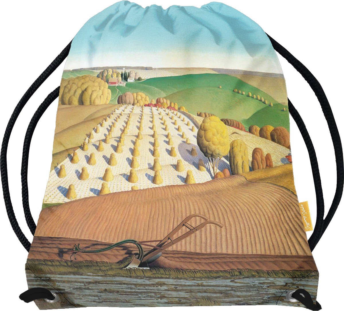 Worek Fall Plowing Grant Wood-Standard