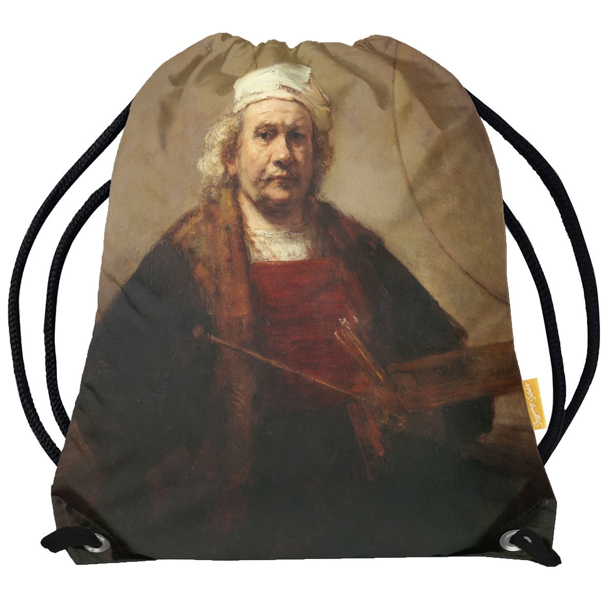 Worek Autoportret z dwoma kołami Rembrandt-Standard