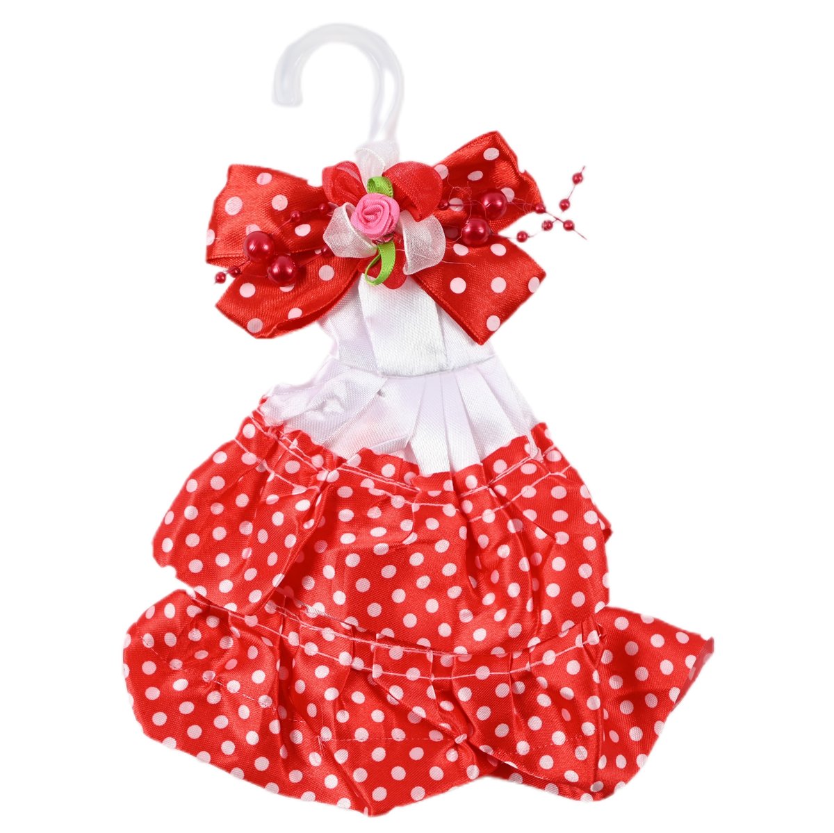 SUKIENKA LALKI BARBIE UBRANKO SUKNIA W GROCHY RÓŻNE WZORY