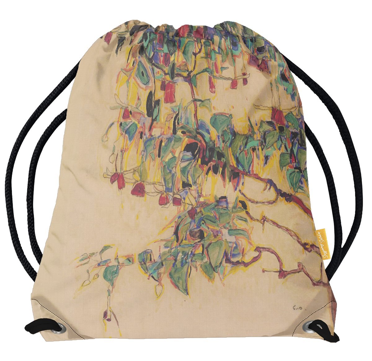 Worek Fuchsia Branches (Sun Tree) Egon Schiele-Standard