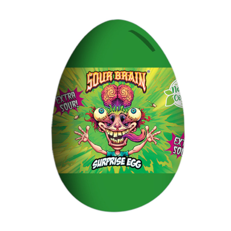 Jajko niespodzianka LOLLIBONI Sour Brain Surprise Egg 16g