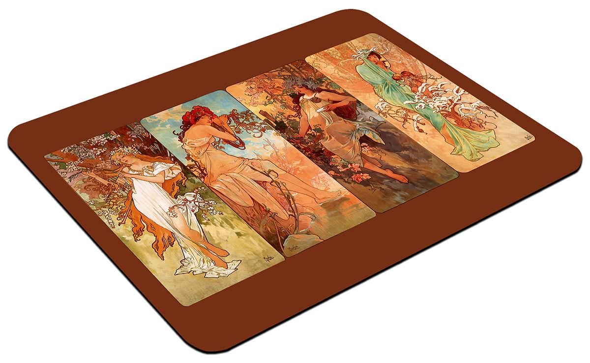 Podkładka 4 pory roku Alfons Mucha 60x40cm