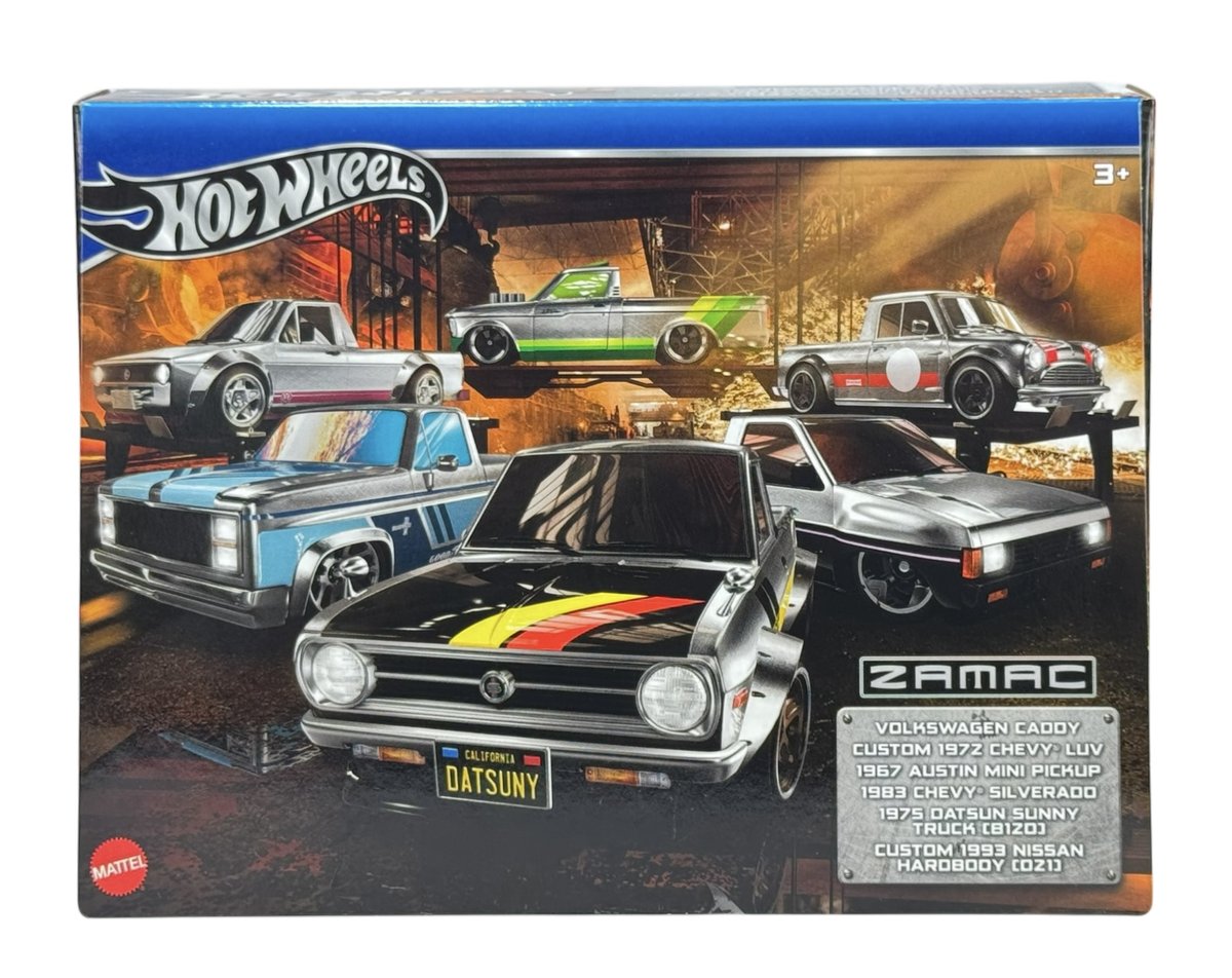 HOT WHEELS ZAMAC ZESTAW KOLEKCJONERSKI 6szt HRX57