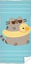 RĘCZNIK bawełniany dziecięcy KOT PUSHEEN 70x140 cm