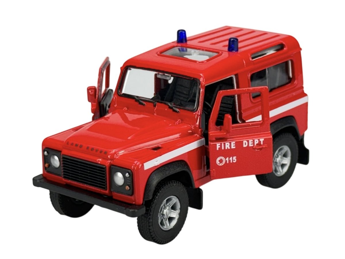 WELLY LAND ROVER DEFENDER STRAŻ POŻARNA 1:34 43801